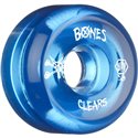 RUEDAS BONES SKATEPARK CLEAR BLUE 58MM